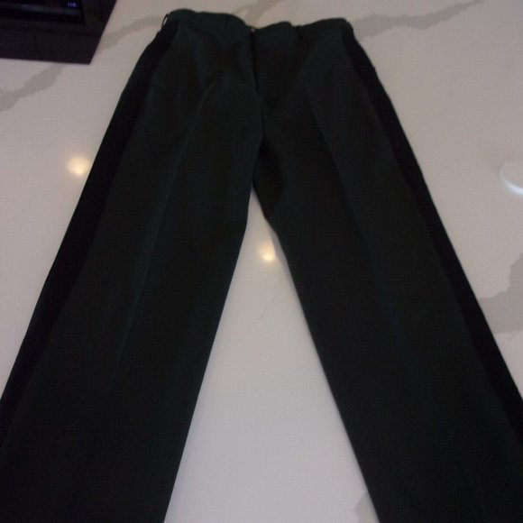 Pants Dscp Army Dress Green Class A Pants Wblack Officer Stripe 36r